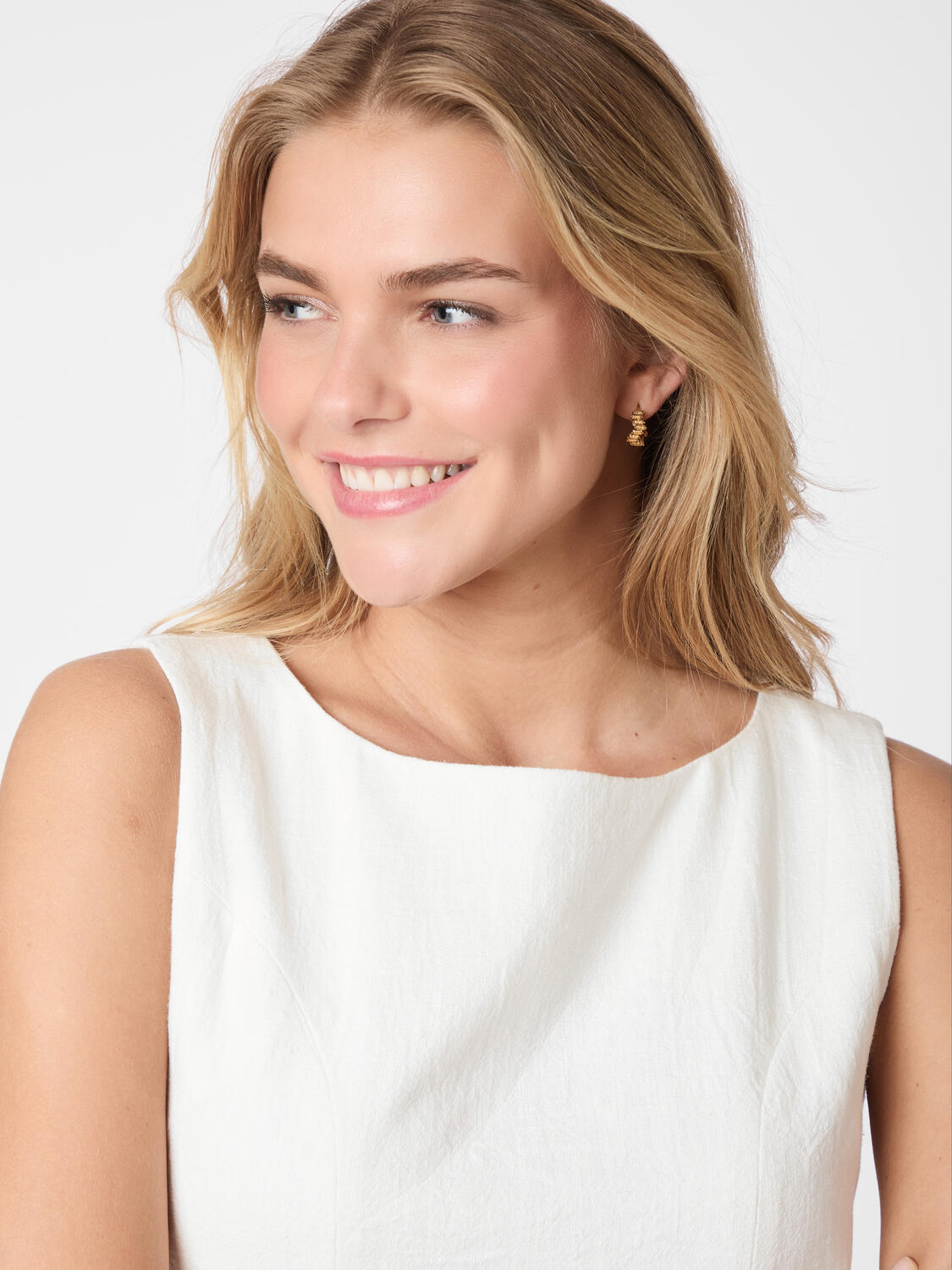 Bruna Ramie kjole - Off White